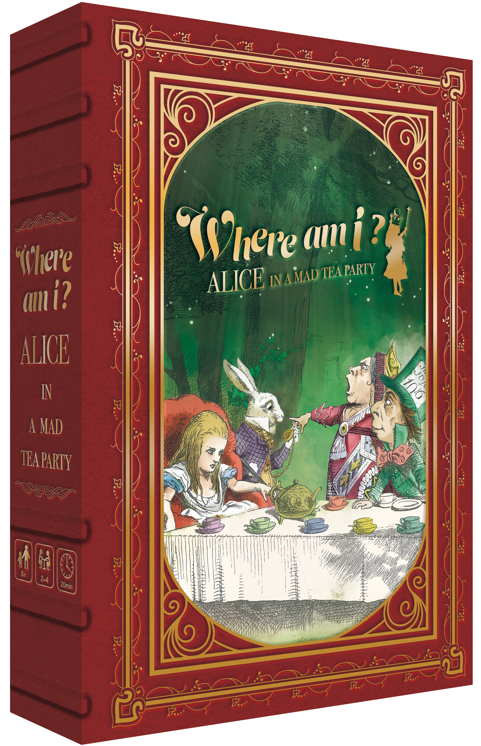 Where am i Alice in a mad tea party