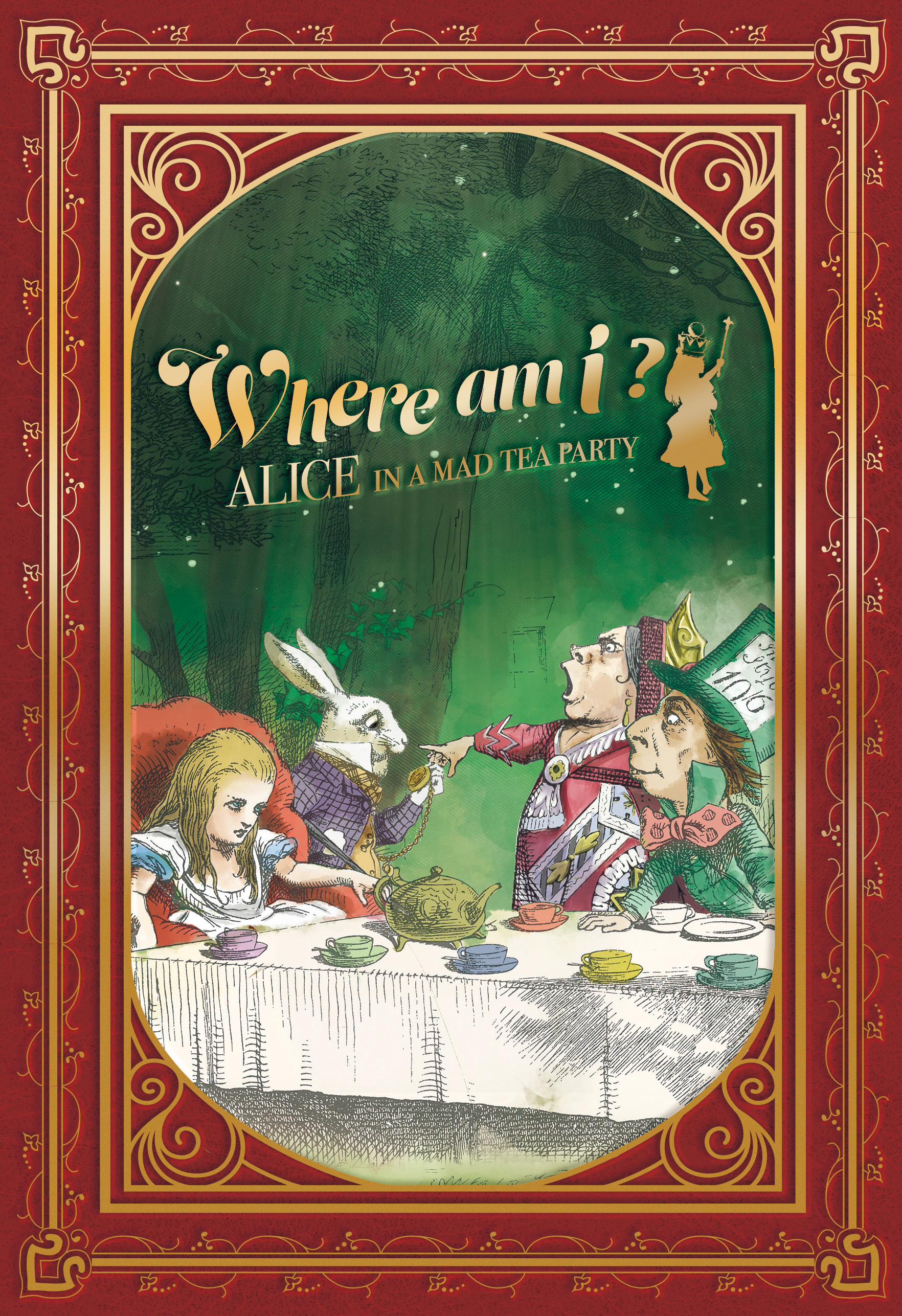 Where am i Alice in a mad tea party