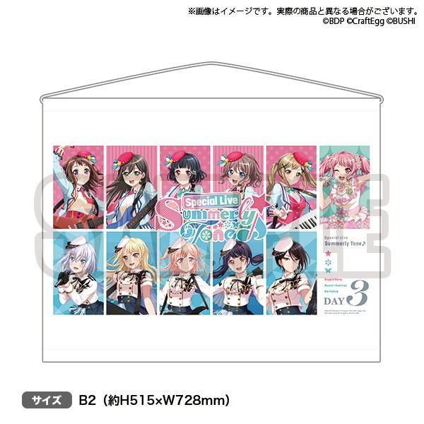 BanG Dream! 8th☆LIVE タペストリー 「Special Live 〜Summerly Tone♪〜」