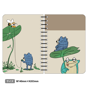 「眠れないオオカミ」リングノート