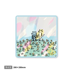 「眠れないオオカミ」タオルハンカチB