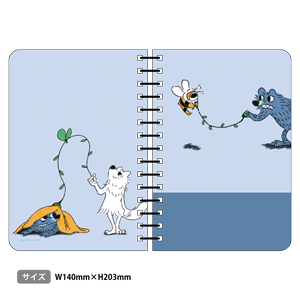 「眠れないオオカミ」リングノート