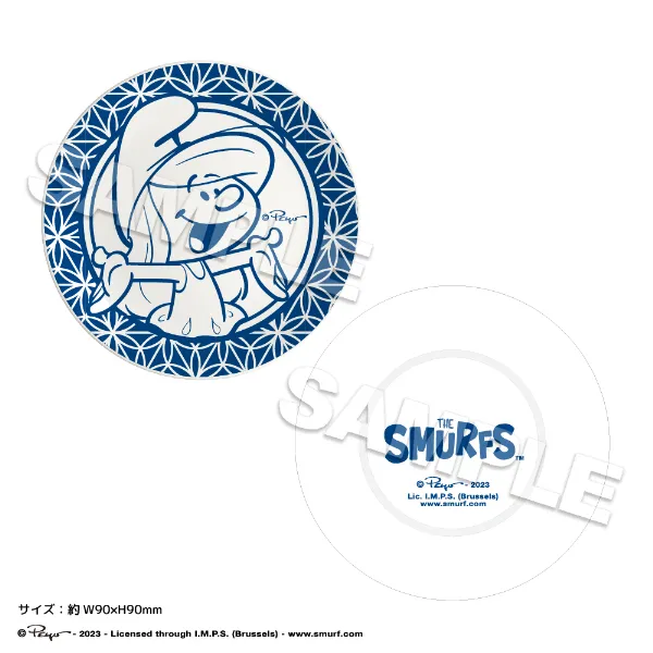 THE 65th SMURFS Anniversary POP UP STORE(スマーフ65周年記念 ポップアップストア) 美濃焼豆皿 スマーフェット