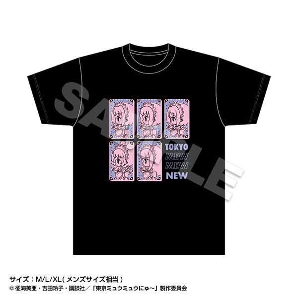 「東京ミュウミュウ にゅ〜♡」POP UP STORE (ポップアップストア) 東京キャラクターストリート Tシャツ ブラック M